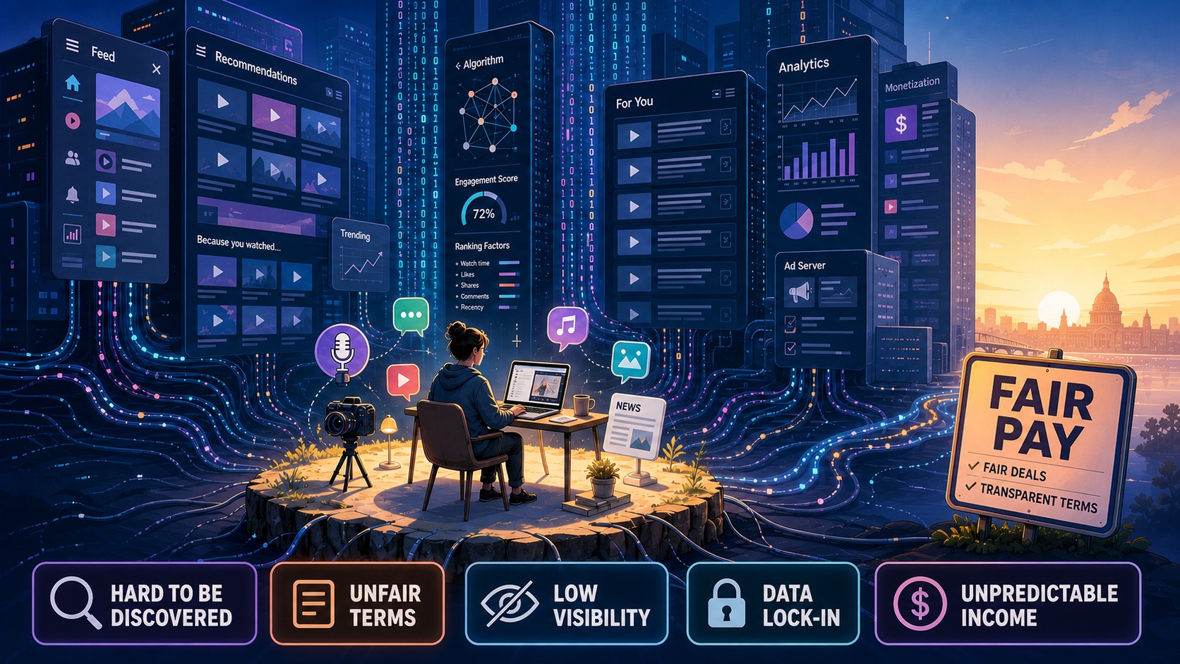 From Dependency to Fairness: Legal Pathways for Content Creators in Platform Markets